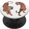 Everything Is Currency Anno della Tigre Felice Anno Nuovo Cinese Yin Yang Tigers PopSockets PopGrip Adesivo