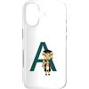 Timowo Studio Custodia per iPhone 17 Giraffa Diploma Lettera A Alfabeto Animale