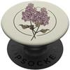 Cottagecore Naturalist Plant Design for Fiore di fiori di campo grafico botanico lilla PopSockets PopGrip Adesivo