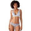 Wacoal Embrace Lace Wire Free Convertible Bra Reggiseno, Opaque, Pergamena Pastello/Blu Multi, 44 Donna