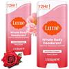 Lume Deodorante in stick di crema - Ascelle e parti private - Senza alluminio, senza soda per cuocere, ipoallergenico e sicuro per pelli sensibili - 2,2 once (confezione da 2) (Peony Rose)