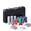 Does not apply Valigetta Poker, 300 Chips Laser, 2 Mazzi Di Carte, 5 Dadi, Dealer, Richiudibile