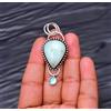 Fatto a mano Ciondolo gioiello in argento sterling 925 con pietra preziosa Larimar 2,08"