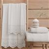 PETTI Artigiani Italiani - Asciugamani Bagno in 100% Spugna di Cotone, Set Asciugamani 1+1, 2 Pezzi 1 Asciugamano Viso e 1 Asciugamano Mani, Bianco