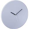 Relaxdays Orologio da Parete, Analogico, Design Moderno, Ø 30,5 cm, Lancetta dei Secondi, da Cucina o Soggiorno, Grigio
