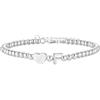 Aretas Braccialetto con iniziale per donne e ragazze, in argento S925, con ciondolo a forma di cuore dalla A alla Z, regalo di Natale e di compleanno per ragazze, figlia, sorella, amici, gioielli, 17+