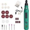 Generic Mini kit di utensili rotanti, in metallo, 500 mAh, mini smerigliatrice ricaricabile tramite USB, utensile rotante multiuso senza fili per lavori fai da te, intaglio del legno, incisione su vetro
