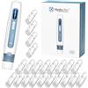 Das TooKii Hydra Pen H5 - Set di dispositivi per la cura della pelle con 22 cartucce (12 × NanoR e 10 × 12 pin), funzione microcorrente EMS, regolabile a 6 velocità, display a LED, strumento di bellezza