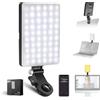 NEEWER BASICS VL67B Luce Selfie per iPhone con APP, Luce di Riempimento Clip On Bicolore 2000mAh per Registrazione Live Streaming,Computer/Laptop/Webcam/Monitor Illuminazione Videoconferenza