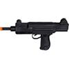 Boland Sammy Gun 00611 - Pistola giocattolo, in plastica nera, con rumore, lunghezza 38 cm, carnevale, Halloween, feste a tema, compleanno, casa, denaro, gangster, soldato, SWAT