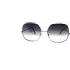 Safilo Occhiali da sole donna MADE in ITALY argento e blu vintage anni 80 safilo