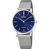 Festina SWISS MADE Orologio Uomo Analogico Acciaio 316L Argento - Quarzo - Vetro Zaffiro Resistente - Impermeabile 5 ATM - F20014/2 Classic Steel