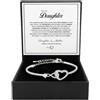 Wasise Braccialetto per nipote, regalo per nipote, braccialetto con cuore infinito con biglietto di auguri e confezione regalo di lusso, regalo per nipote, regalo di compleanno per figlia, nonna, regalo di