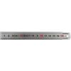 Faithfull Righello di misurazione Faithfull da 150 mm (6 pollici) - Acciaio inossidabile argento opaco con graduazioni metriche chiare e foro per appenderlo