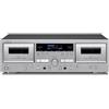 TEAC Double Cassette Deck W-1200 Silver Noise Reduction System dal Giappone...