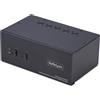 ‎ StarTech.com Switch KVM a 2 porte con doppio monitor DisplayPort e HDMI, 4K 60Hz