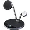 Anker Caricabatterie Wireless Anker Prime 3-in-1 MagGo AirCool, Qi2 25W, Nero