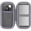 Khanka Custodia rigida da trasporto per SSD esterno portatile Lexar ES3 da 1 TB e 2 TB, antiurto, in EVA, custodia da viaggio per unità a stato solido portatile Lexar ES3, solo custodia (grigio)
