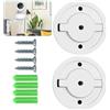 Oupdate 2PCS Supporto per Telecamera Intelligente a Parete 55mm per Tapo C200 TP C210 IPC40C IPC42C TPC42EW IPC43AN IPC43AW MIPC451 Base di Aontaggio Custodie di Sorveglianza con Viti Tasselli Inclusi
