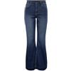 NOISY MAY Nmrooxy HW Flare Jeans Vi580Mb Noos, Medio Denim Blu, 28 W / 34 L Donne, Medio Denim Blu, 28W x 34L
