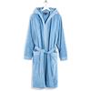 Caleffi 64408 - Accappatoio con Cappuccio Gim, Cotone, Taglia XL-XXL, Azzurro