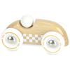 Vilac - Giochi e Giocattoli - Auto da Corsa - Mini Rally Checkers - Legno Naturale Verniciato - Beige - Gioco per Bambini a Partire da 12 Mesi - Made in France - 2282S