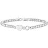 Aretas Braccialetto con iniziale per donne e ragazze, in argento S925, con ciondolo a forma di cuore dalla A alla Z, regalo di Natale e di compleanno per ragazze, figlia, sorella, amici, gioielli, 17+
