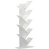 Brigros WeHome - Libreria moderna adatta per soggiorno, salotto, ingresso, design moderno ed elgante, libreria design, disponibili in diverse colorazioni, librerie moderne (Latte)