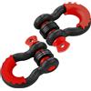 VEVOR Confezione da 2 grilli ad anello a D da 3/4" con perno a vite da 7/8" Resistenza alla rottura 62832 libbre