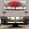 SHUIYAZI Diamond Painting,Diamond Painting Kit Completo, Diamond Painting Grandi Dimensioni,Pittura Diamante DIY 5D Diamond Painting Bambini Adulti,Pittura con Diamanti Albero rosso-Round drill,(30X90cm)