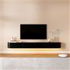 FGNIXLN Mobile TV Sospeso,120-240cm Tavolo per TV Moderno,Mobile Porta Televisore,Adatto per il Soggiorno e la Camera da Letto(240CM)
