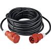 as - Schwabe - Cavo di prolunga CEE, 400V/16A, H07RN-F 5G1,5, IP44, colore: Nero, per cantieri, fabbriche, 60366