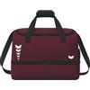 Erima Borsa sportiva Intro moderna con fondo separato (7232621) Unisex - Adulto, bordeaux, S