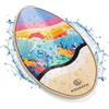 AQUASTIC Lagoon 39 Skimboard in compensato di pioppo, 99 x 49 cm, portata 100 kg, tavola colorata per principianti ed esperti