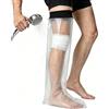 HKF HO KI HO Copertura impermeabile per adulti, gamba intera per doccia, protezione da colata e lesioni, mantiene asciutto il getto e la fasciatura per adulti (104CM)