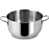 Lagostina Every Casseruola Fonda Ø 18 cm in Acciaio Inox 18/10 con Fondo Lagoseal Plus, Esterno Satinato e Ampie Manicature, Adatta a Tutte le Fonti di Calore, Inclusa Induzione
