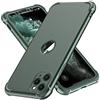 ORETECH Compatibile con Cover iPhone 11 Pro, Custodia per iPhone 11 Pro,con[2 x Pellicola Protettiva Vetro Temperato] Antiurto Ultra Sottile Hard PC TPU Silicone Anti Graffio per iPhone 11 Pro - Verde
