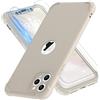 ORETECH Cover iPhone 11 Pro, Custodia per iPhone 11 Pro con[2 x Pellicola Protettiva Vetro Temperato] Antiurto Ultra Sottile Hard PC TPU Silicone Anti Graffio per iPhone 11 Pro - Pietra