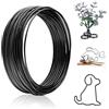 ZDLSDL Filo Alluminio Ø2 mm x 10 m-Filo Alluminio per Bigiotteria,Filo di Ferro Modellabile,Filo per fai da te, ideale per la creazione di gioielli, (2.0mm 10M-Black)