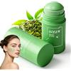 HOUSN 2 Pezzi Green Tea Mask Stick,Maschera al Tè Verde per Viso,Argilla Purificante,Rimozione Punti Neri,Pulizia Profonda dei Pori,Controllo Sebo e Idratazione,Idea Regalo Compleanno e Festa