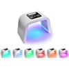FUROMG Maschera viso a LED a 7 colori, maschera professionale per la cura della pelle con tecnologia di terapia della luce, dispositivo di bellezza per la cura quotidiana della pelle, pieghevole a LED per la