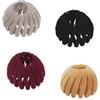 KOLZEMV 4 Fermagli per Capelli da Donna, fermaglio capelli, Vintage, a Nido d'uccello, Clip per Capelli, Grandi, Pinza per Capelli, Accessori per Capelli, per Ragazze e Donne, Tinta Unita