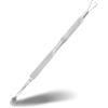 Jack Shaver Spingi cuticole professionale a doppia estremità in acciaio inox e triangolo per rimuovere lo smalto gel (argento) (12)