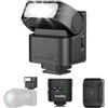 SMALLRIG RS-22 - Mini flash per fotocamera Sony, Nikon, Canon, Fuji, Speedlite manuale GN8, regolabile a 85°, 4 livelli 1/1-1/8, 700 flash a piena potenza, 6500 K, batteria da 400 mAh, 5883