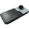 SYSTEM-S Lente macro 2,8 X 37 mm filtro HD con custodia per iPhone 15 in nero grigio