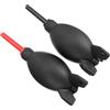 GRIRIW Soffiatore Flusso D' per Pulizia Fotocamera 2 in Silicone Rosso per Obiettivi e Tastiere