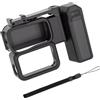 Laikoutd Gabbia per fotocamera leggera con accessorio per impugnatura comoda Supporto per scarpa fredda per Vlog e gabbia per telaio protettivo da viaggio