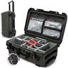 NANUK 935 Pro Photo Kit - Valigia rigida impermeabile per fotocamera, con divisori imbottiti e ruote, 56 x 36 x 23 cm - Antipolvere e resistente agli urti, bagaglio a mano (Olive)