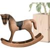 Generico Cavallino | In Legno Dondolanti Vintage Divertenti | Cavallo A Dondolo Giocattolo Decorazione Scrivania | Per Ragazzi E Ragazze Casa Ufficio Soggiorno Stanza Dei Giochi Natale Compleanno