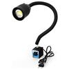 YUNRUX CNC - Lampada da lavoro a LED, 220 V, con braccio flessibile regolabile e base magnetica